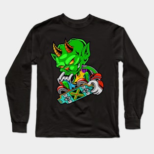 Demon Skater Kid Long Sleeve T-Shirt